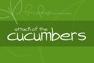 Attack of the Cucumbers: A Font That Adds Personality to Your Campaigns