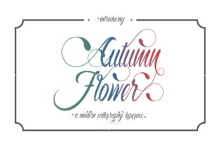 Autumn Flower: A Timeless Script Font for Editorial Design