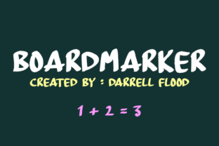 Board Marker: A Playful Handbrushed Font for Campaign Graphics
