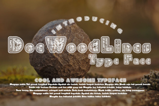 DoeWoodLines Font for Scroll-Stopping Visual Campaigns