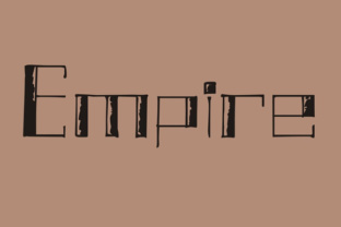 Empire Font: A Bold Decorative Choice for Designers