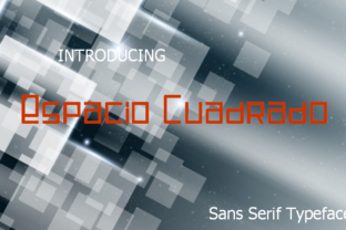 Espacio Cuadrado: A Sans Serif Font for Creative Makers