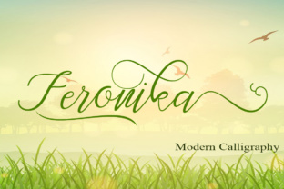 Feronika: A Smooth Elegant Calligraphy Font for Real Branding Work