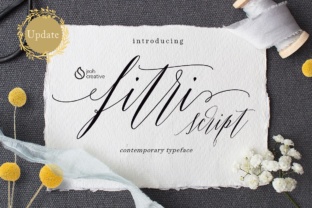 Fitri Font: Elegant Script Handwritten Fonts for Small Business Branding