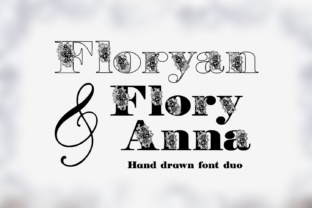 Floryan FloryAnna: A Hand-Drawn Font Duo for Thoughtful Branding