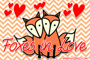 Foxes in Love: A Romantic Script Font for Handmade Creators