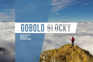 Gobold Blocky: A Playful Sans Serif Font for Crafters and Product Creators