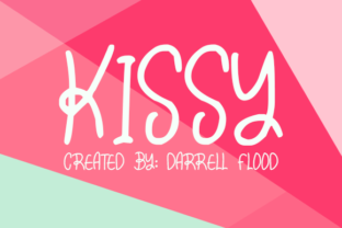 Kissy Script Handwritten Font for Playful, Personal Craft Projects