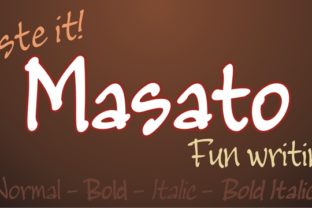 Masato Family: A Script Handwritten Font for Polished Branding