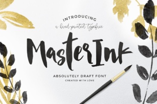 MasterInk: A Friendly Script Handwritten Font for Small Business Branding