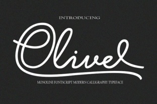 Olive: A Script Handwritten Font for Editorial Design