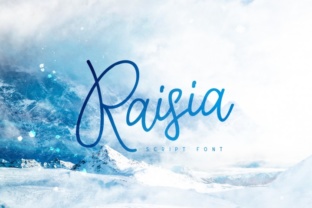Raisia: A Script Handwritten Font for Digital Branding and Web Design