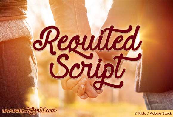 Requited Script: A Timeless Script Handwritten Font for Design and Craft Projects