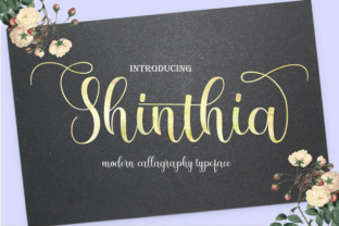 Shinthia: A Script Handwritten Font for Creative Branding