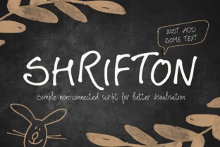Shrifton Font for Modern Script Handwritten Campaigns
