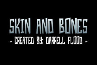 Skin and Bones Font: A Playful Decorative Typeface for Headlines