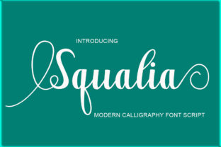 Squalia: A Modern Calligraphy Font for Thoughtful Editorial Design