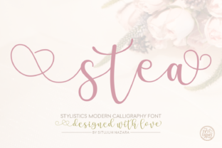 Stea: A Fun Decorative Script Font for Handmade Creators