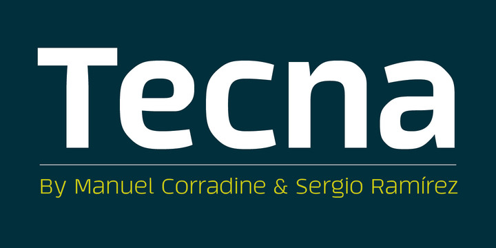 Tecna Family: A Thoughtful Sans Serif Font for Creative Publishing