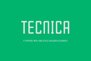 Tecnica Family: A Modern Sans Serif Font for Digital Branding