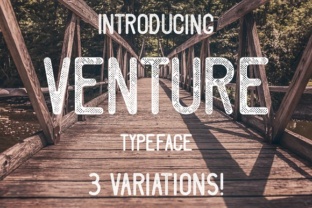 Venture: A Playful Sans Serif Font for Dynamic Web Design